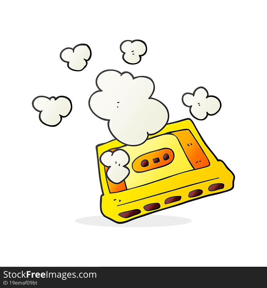 cartoon cassette tape