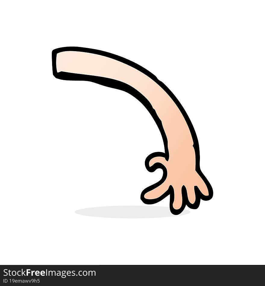 cartoon arm