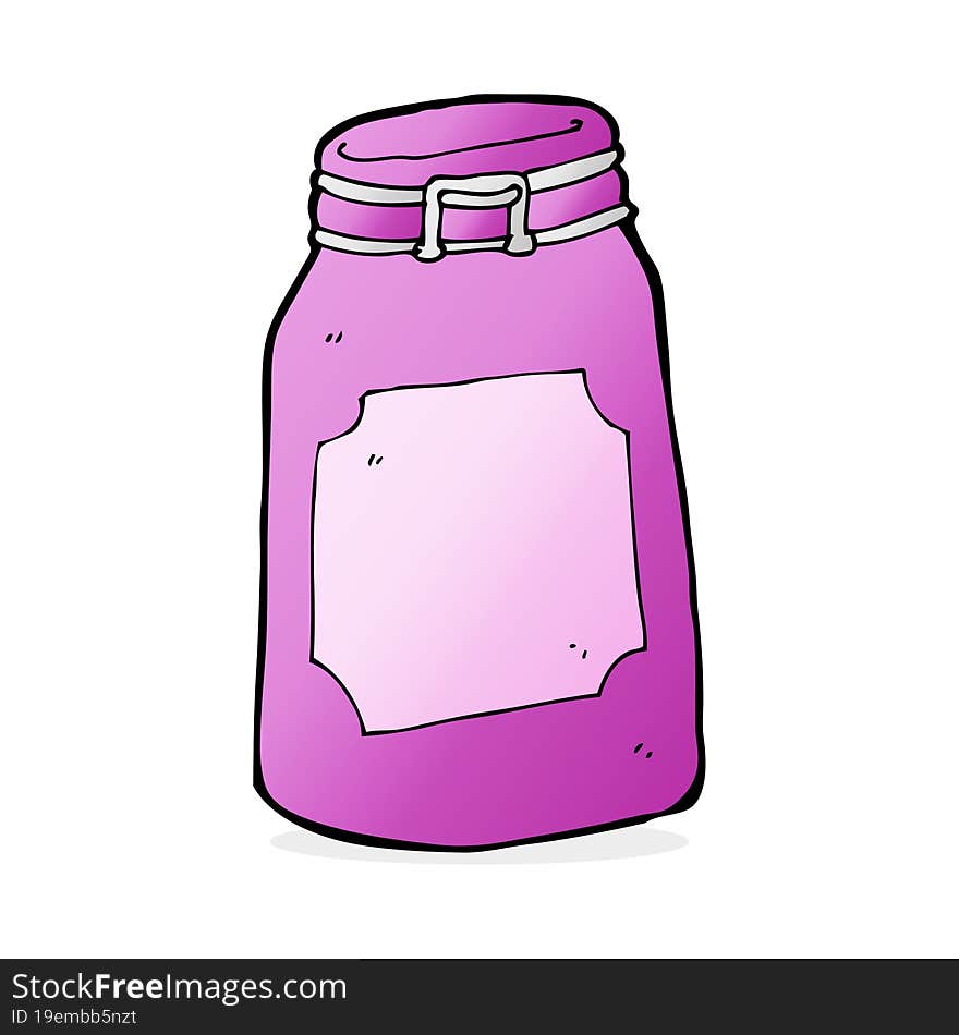 Cartoon Jar