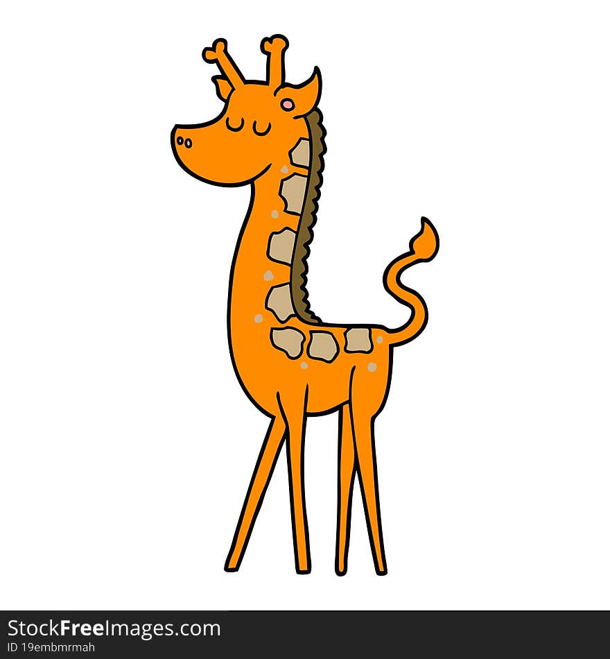 cartoon giraffe