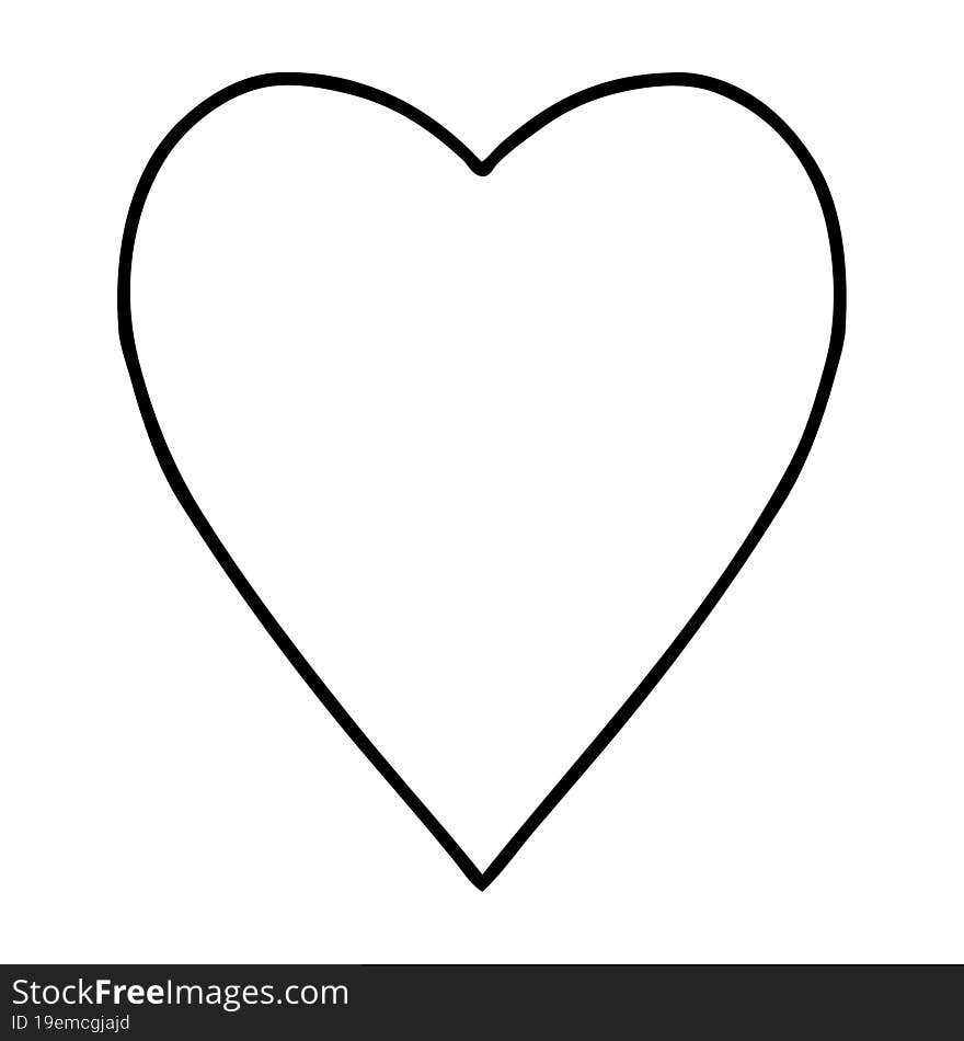 tattoo in black line style of a heart. tattoo in black line style of a heart