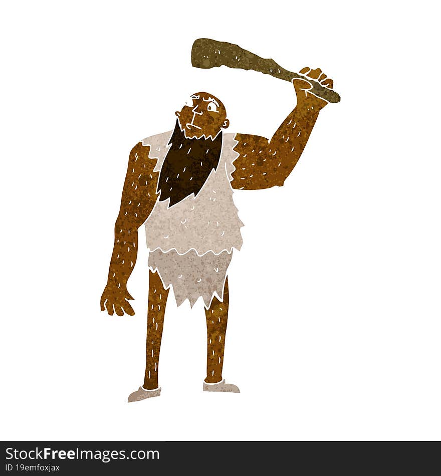 Cartoon Neanderthal