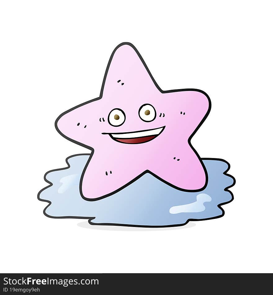 cartoon starfish