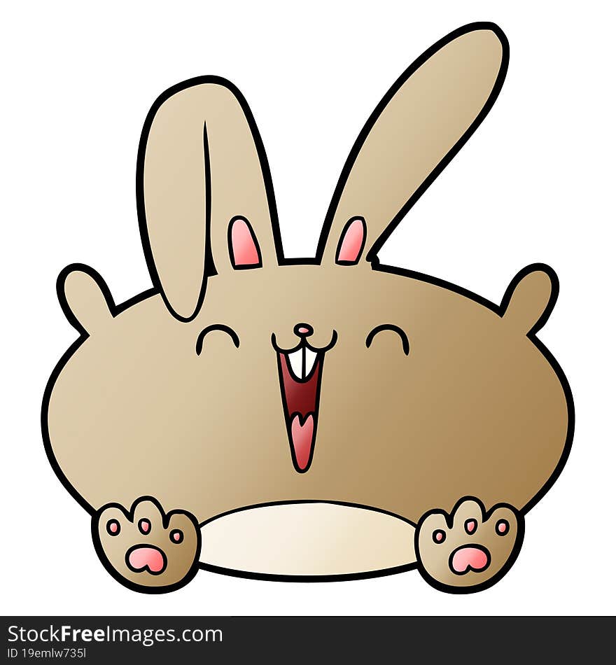 cartoon rabbit. cartoon rabbit