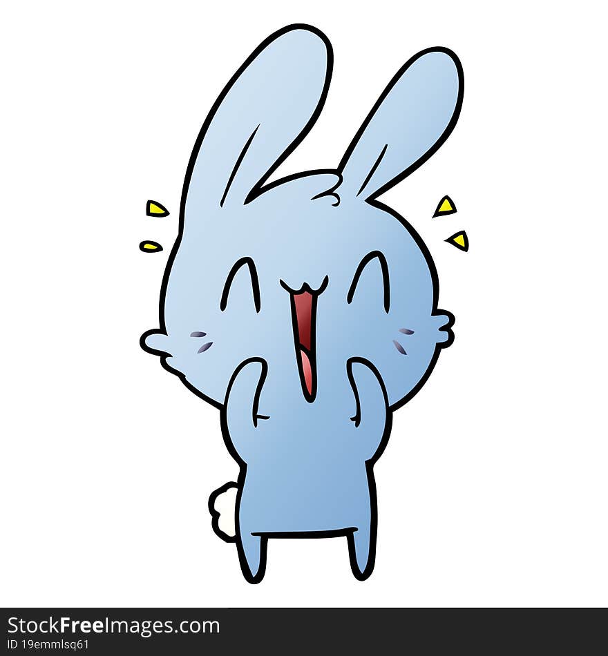 cute cartoon rabbit. cute cartoon rabbit