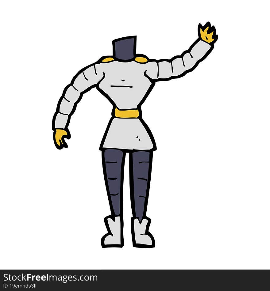 cartoon female robot body  (mix and match cartoons or add own photos