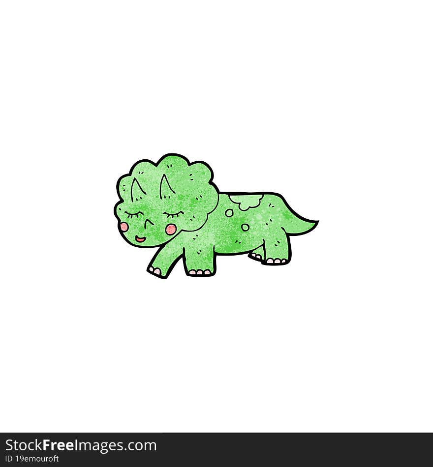 cartoon triceratops dinosaur