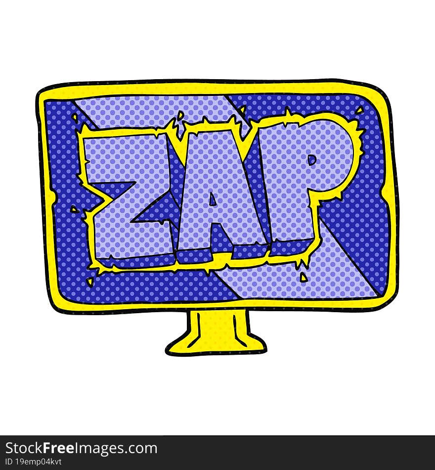 cartoon zap screen