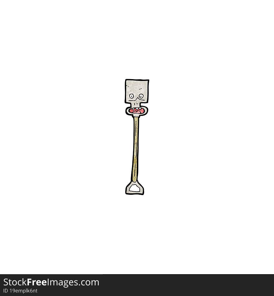 cartoon shovel