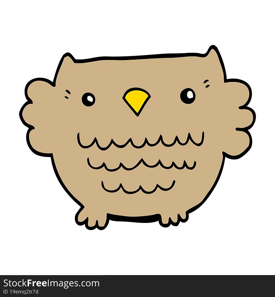 cartoon owl