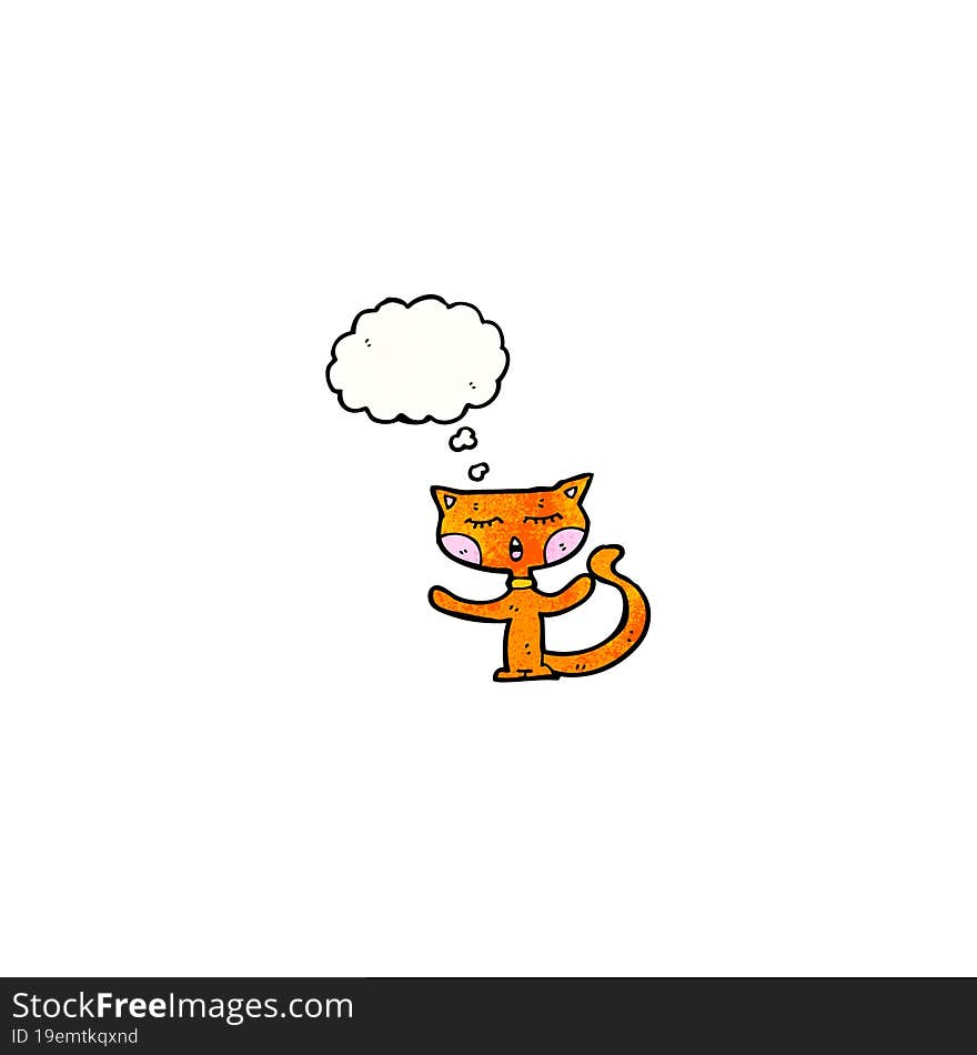 funny cartoon cat