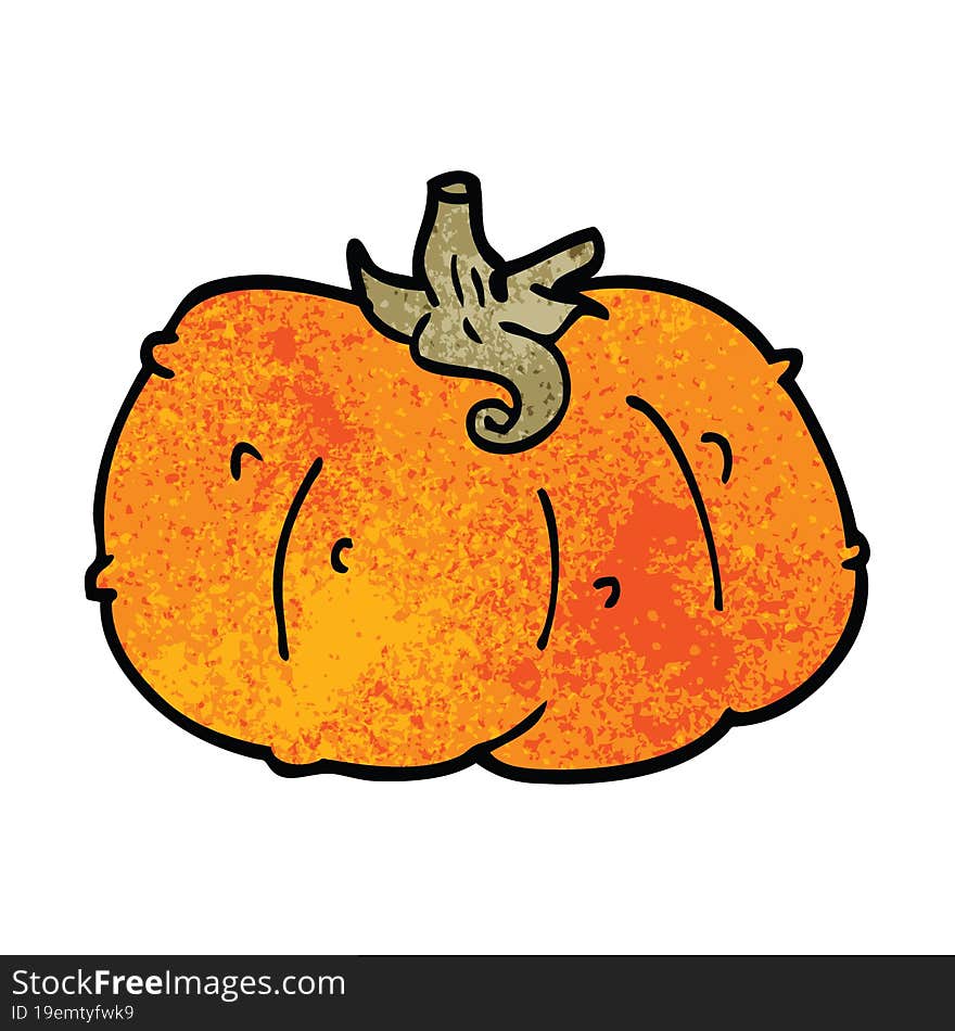 Cartoon Doodle Pumpkin