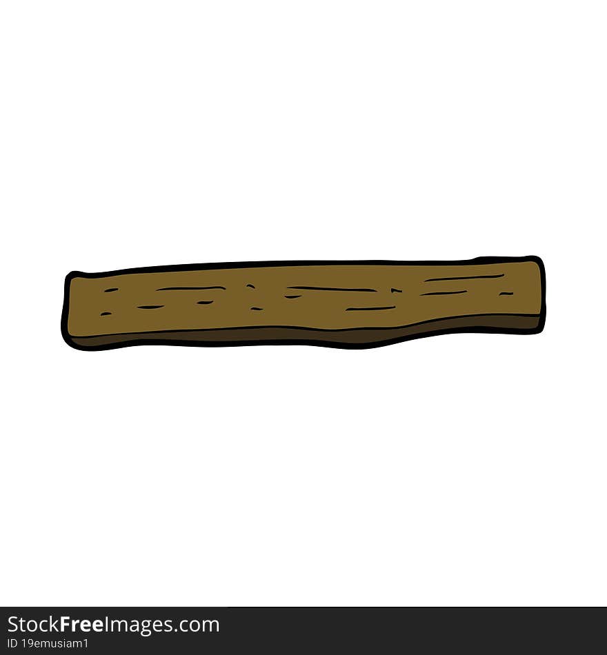 cartoon wood post