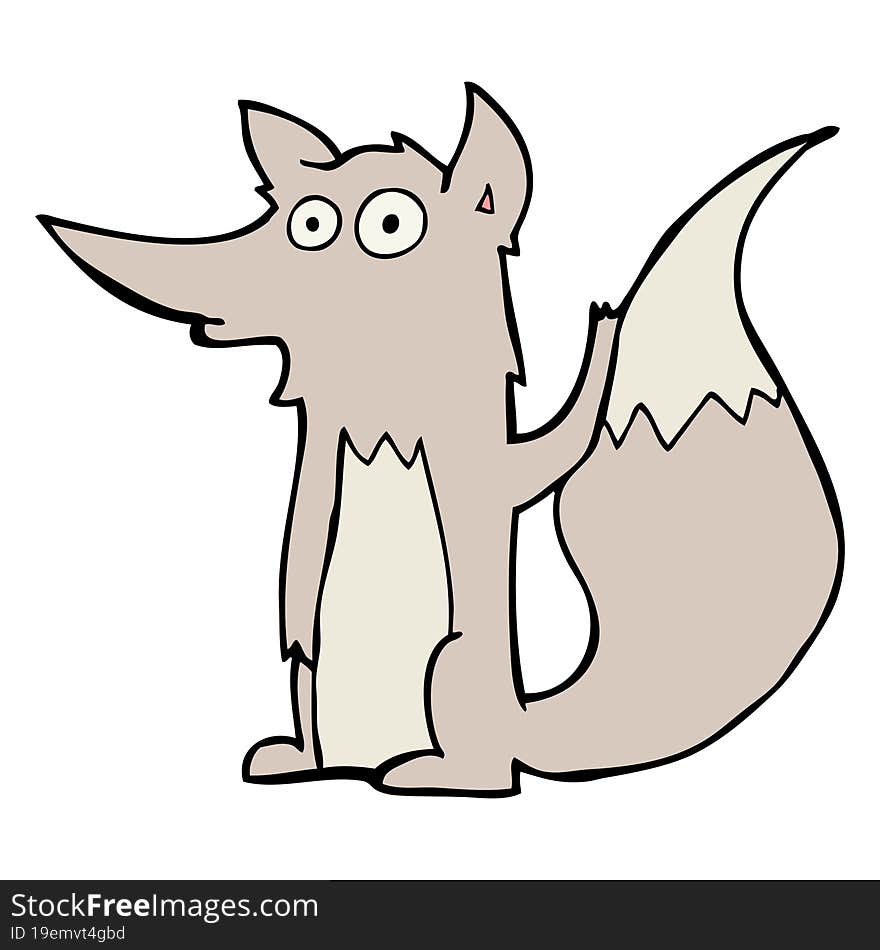 Cartoon Wolf