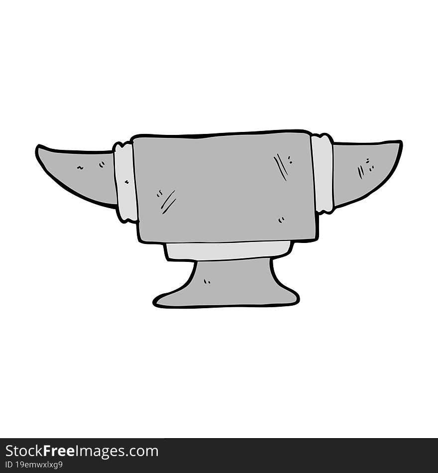 cartoon blacksmith anvil