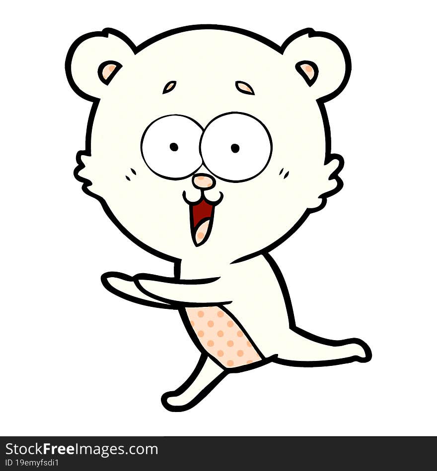 laughing teddy  bear cartoon. laughing teddy  bear cartoon