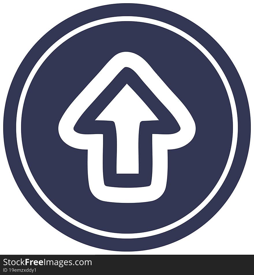 direction arrow circular icon symbol