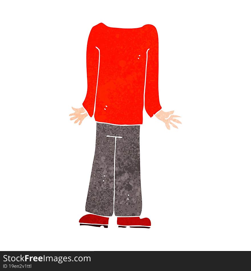 cartoon male body (mix and match cartoons or add own photos