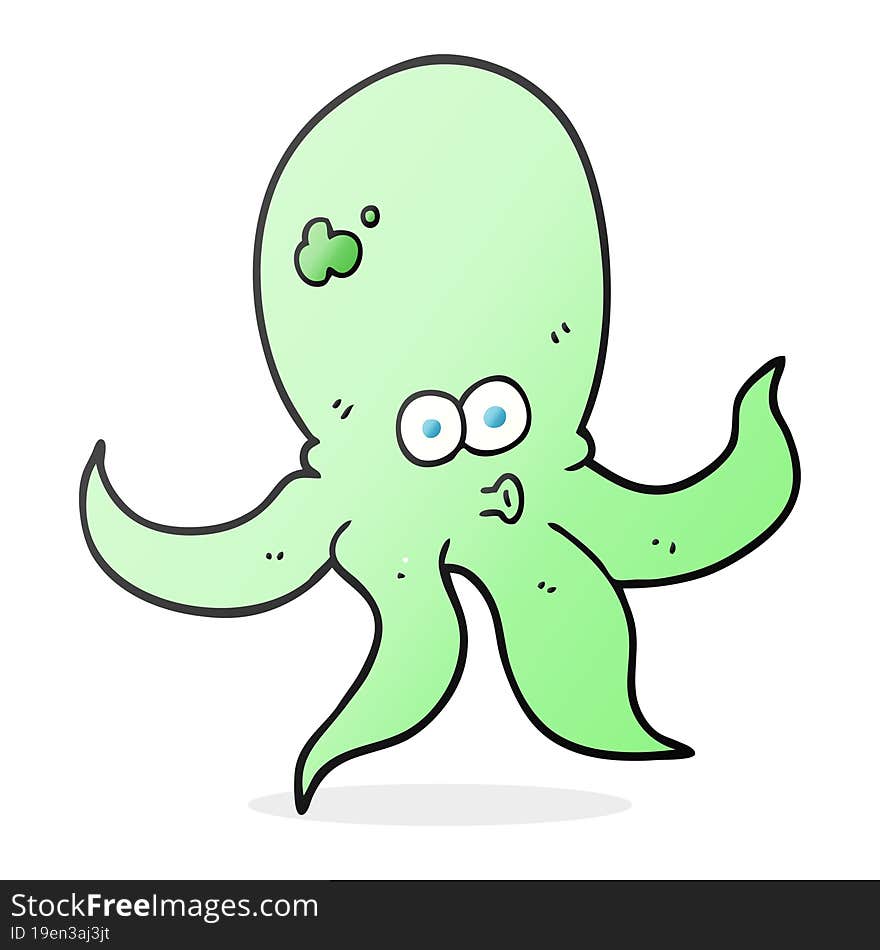 Cartoon Octopus