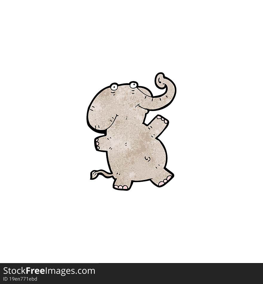 funny cartoon elephant