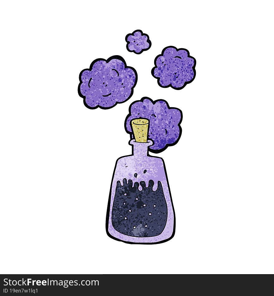 cartoon magic potion