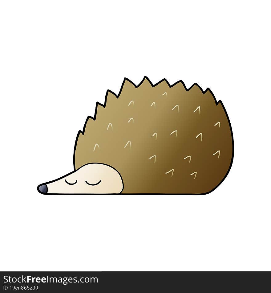 cartoon hedgehog. cartoon hedgehog