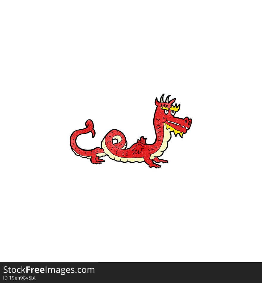 cartoon chinese dragon