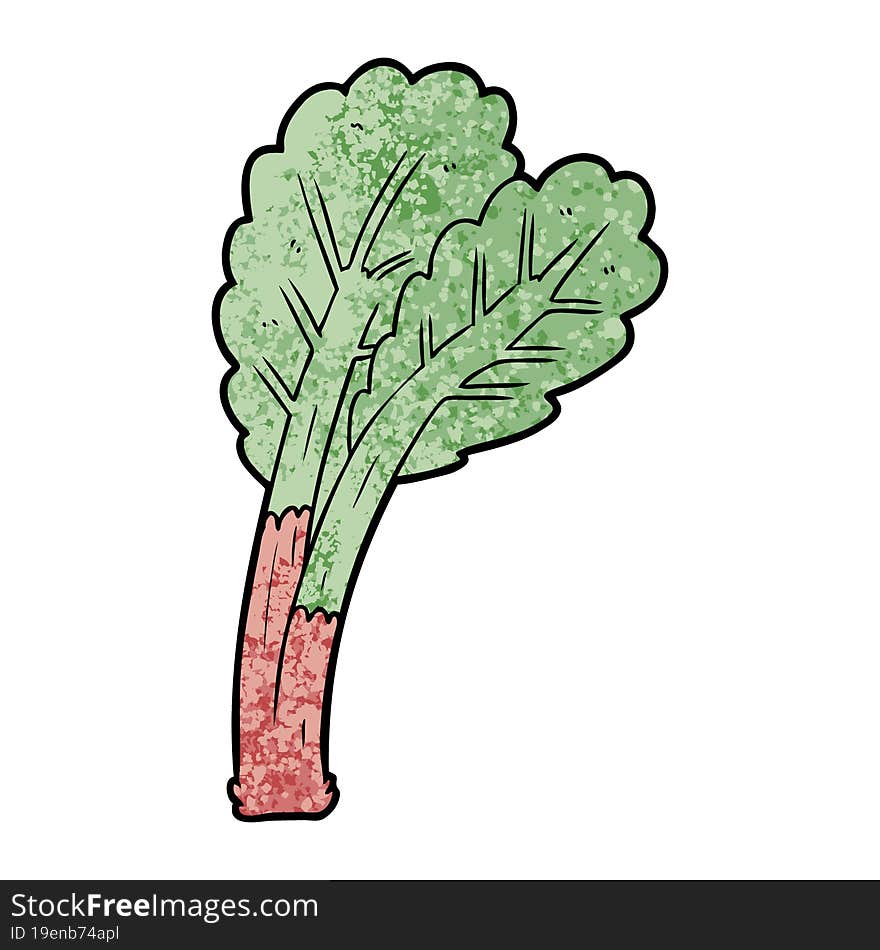 cartoon rhubarb. cartoon rhubarb