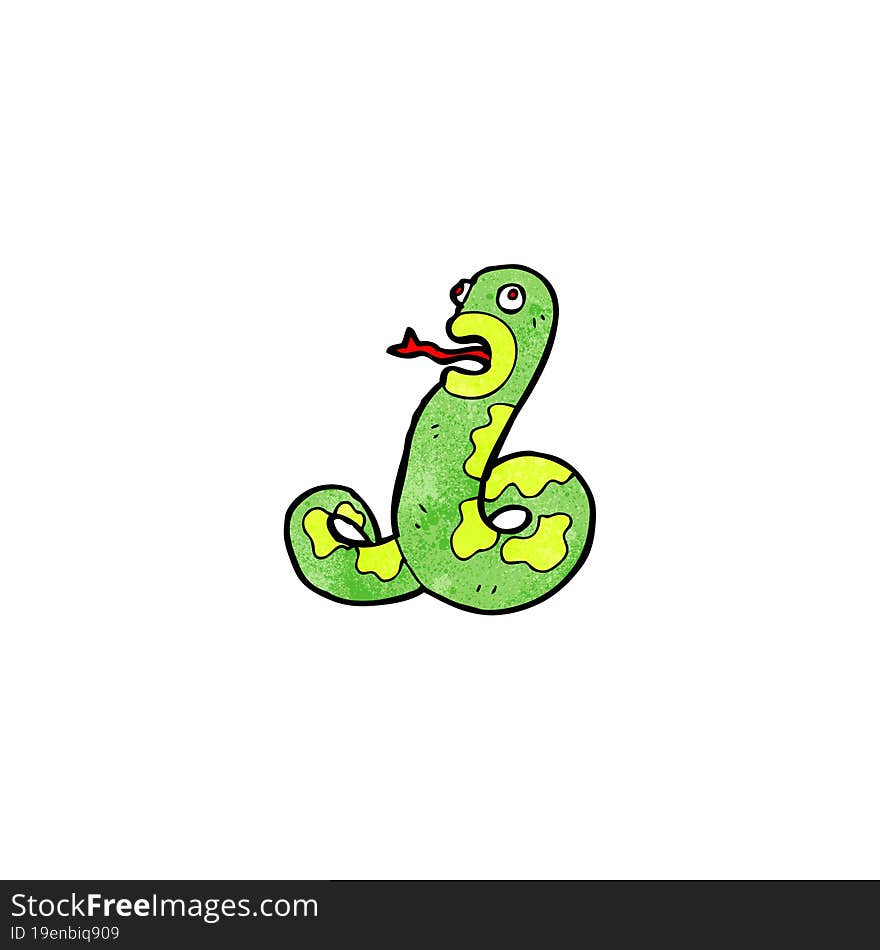 cartoon snake