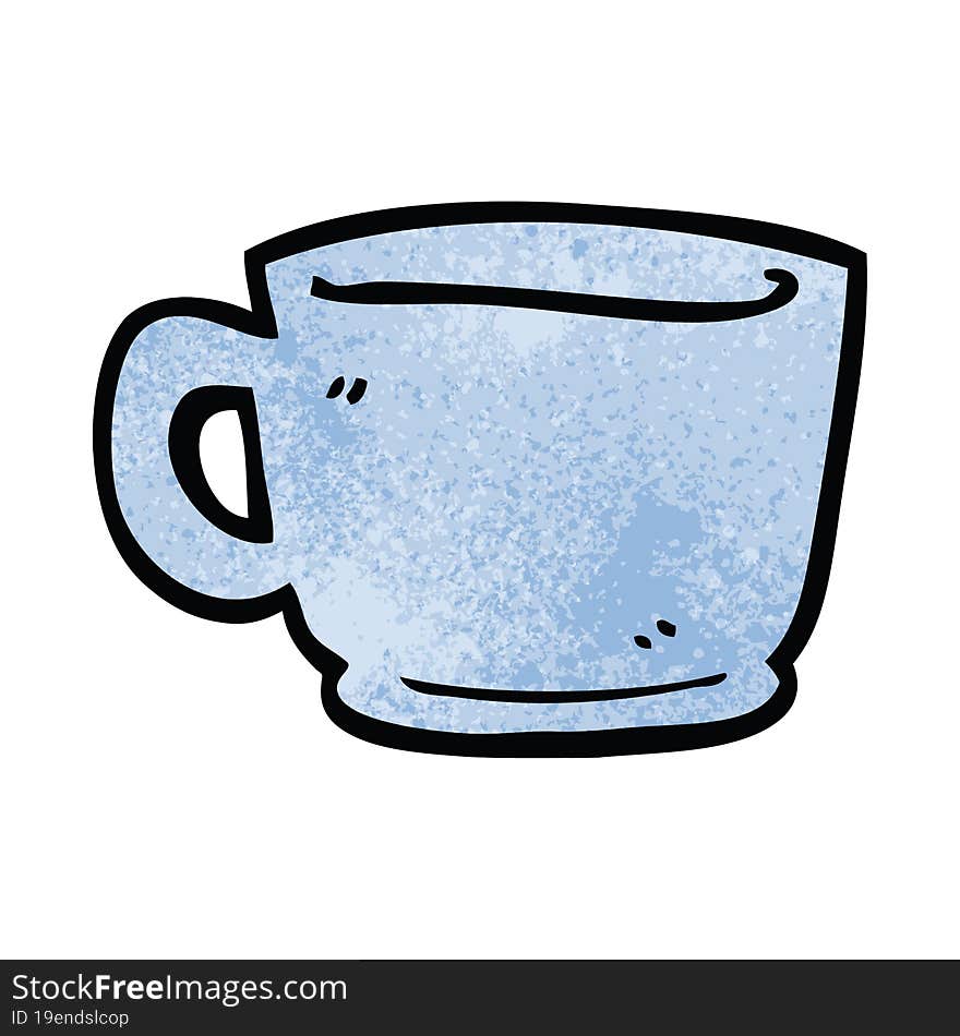 cartoon doodle of a tea cup