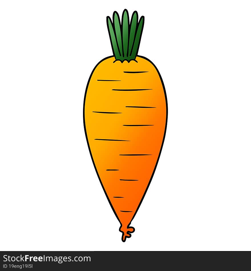 cartoon carrot. cartoon carrot