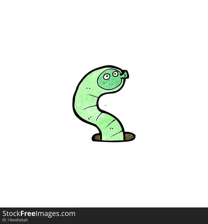 Cartoon Snake In Hole