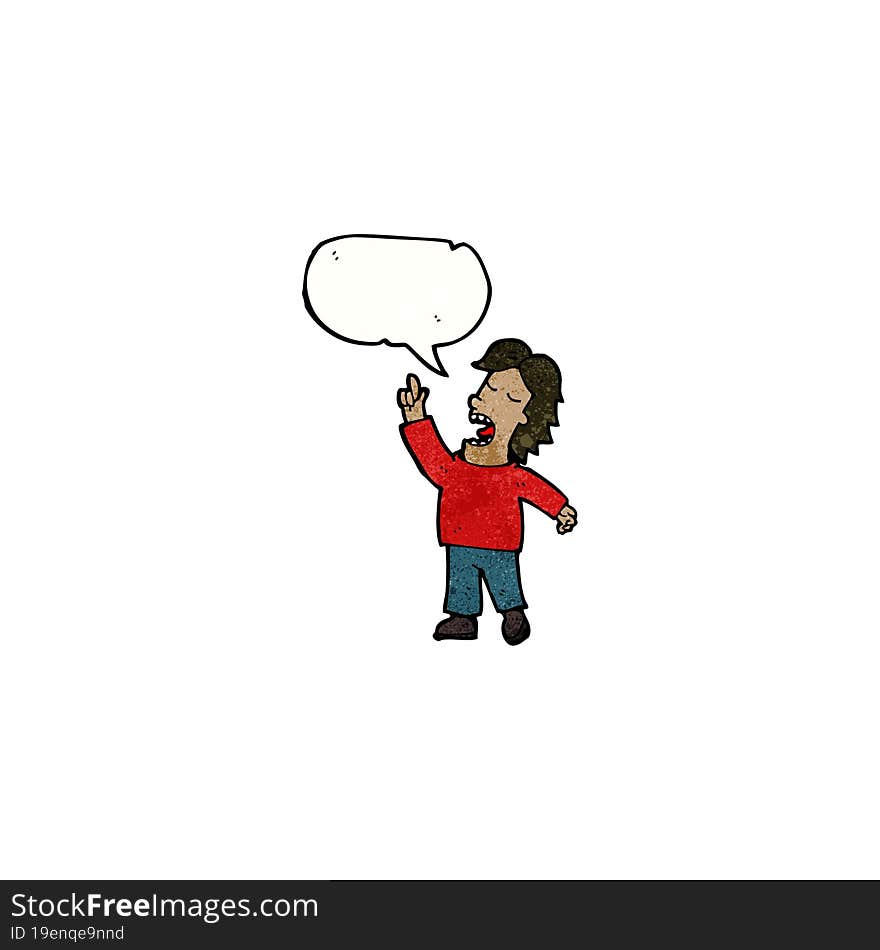 talking man cartoon