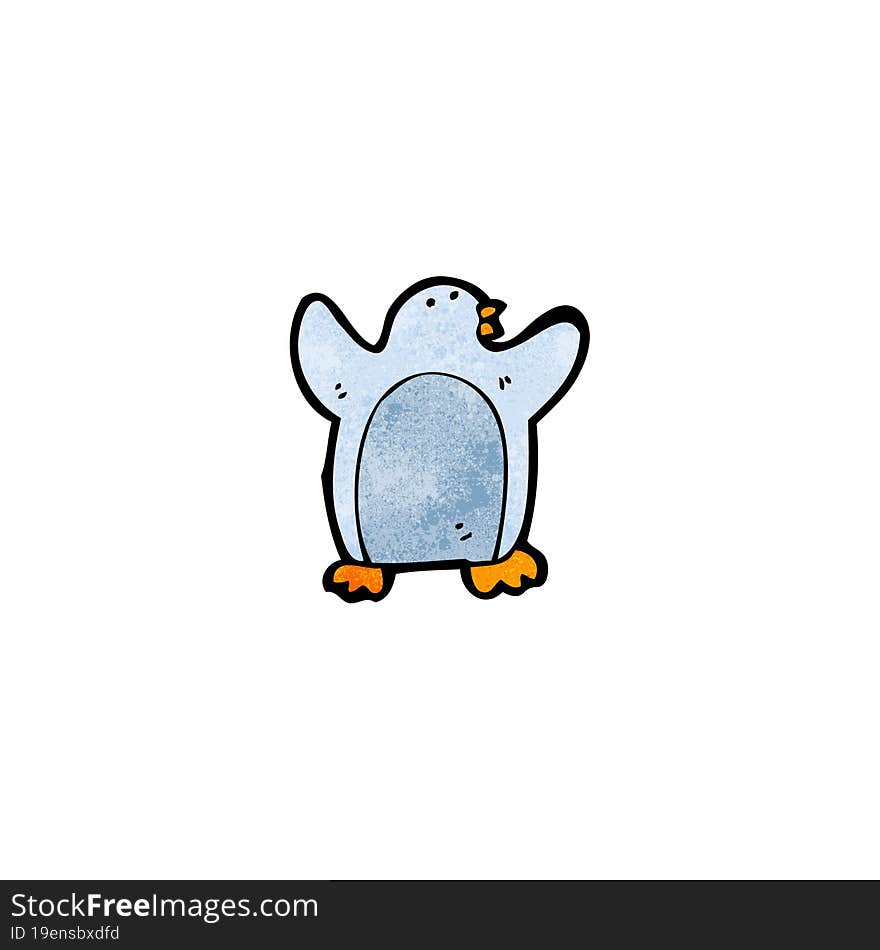 cartoon penguin