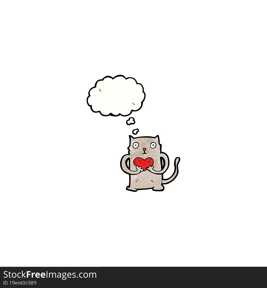 cute little cat cartoon