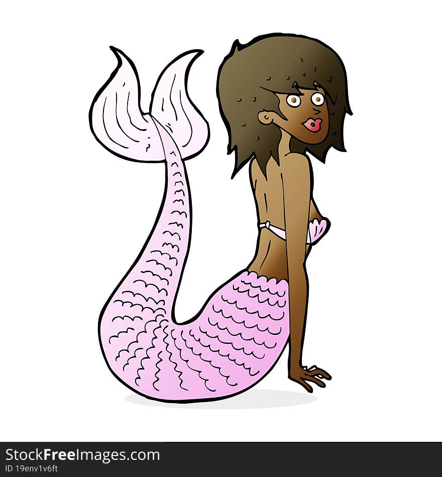 Cartoon Mermaid