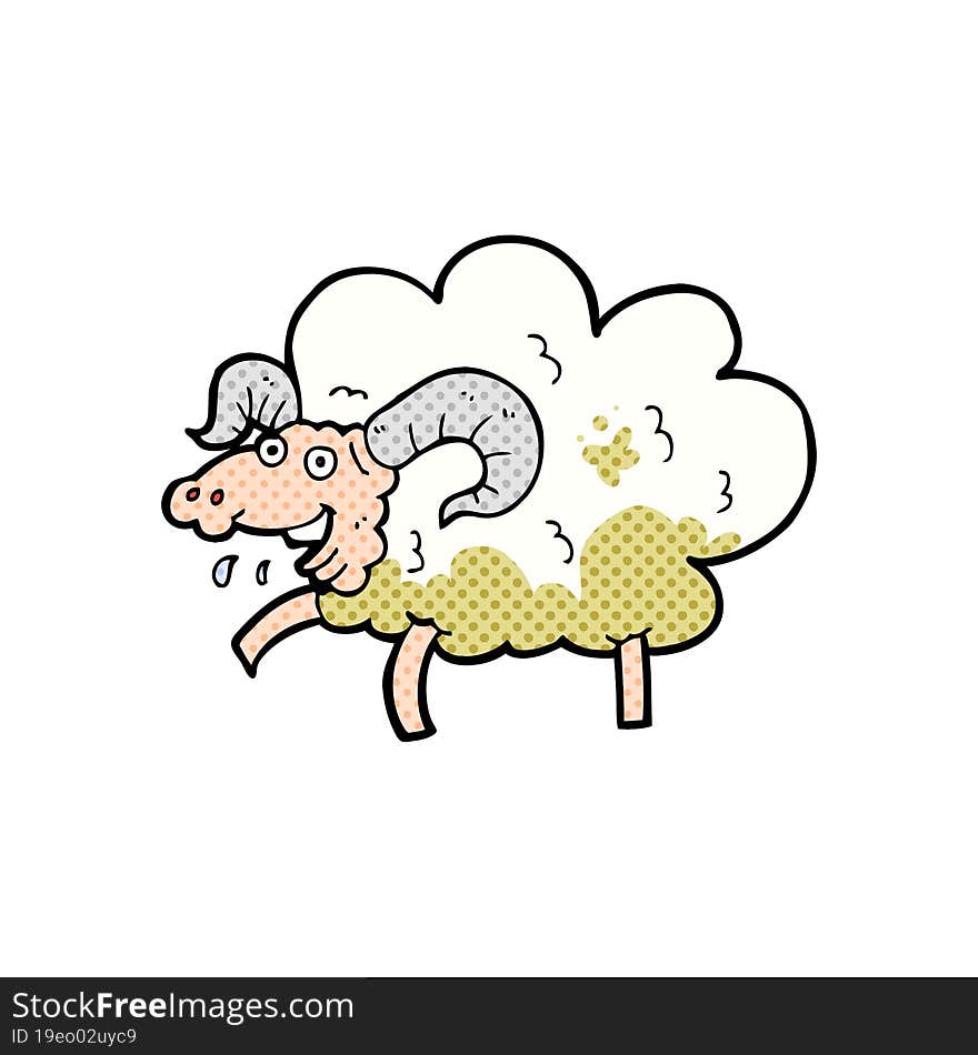 cartoon sheep