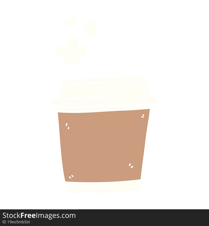 cartoon doodle coffee cup