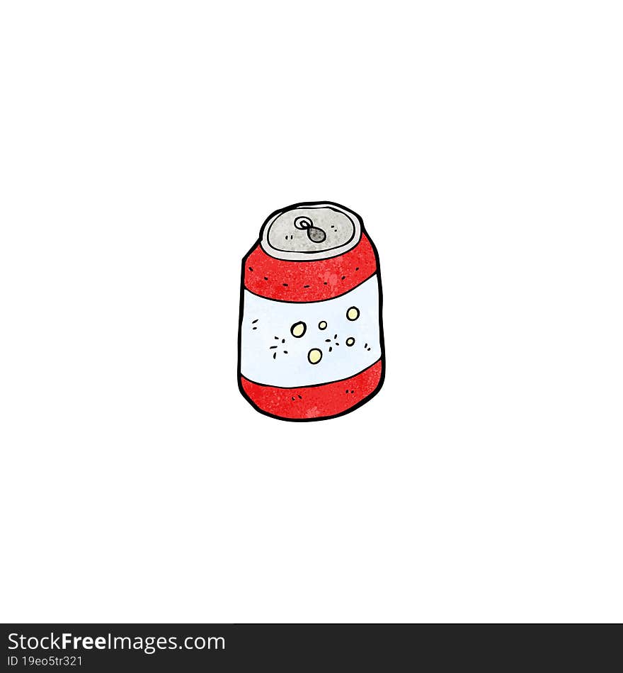 cartoon soda can