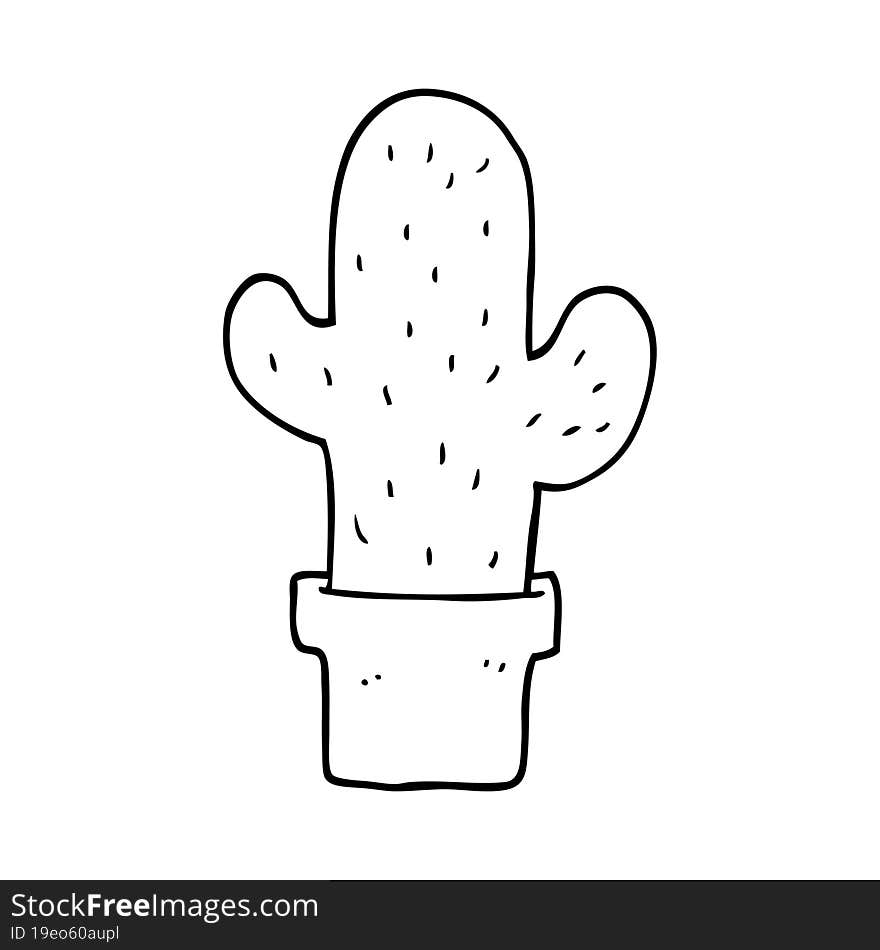 cartoon cactus