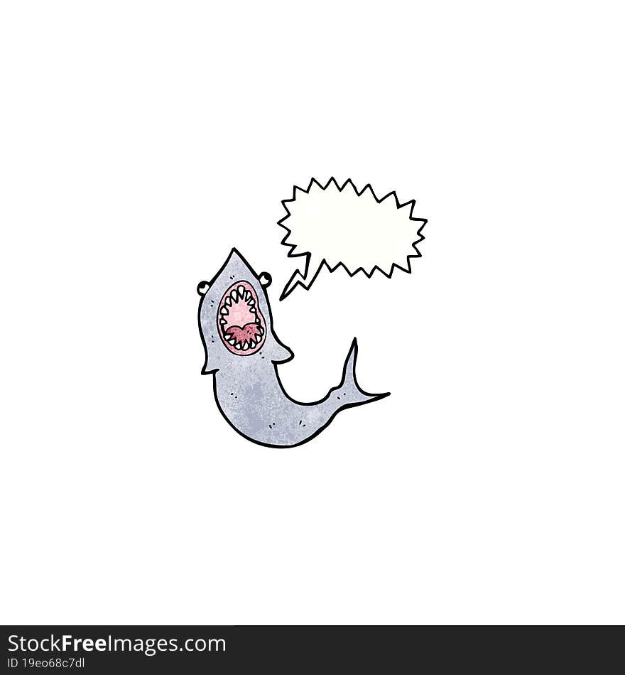 cartoon shark