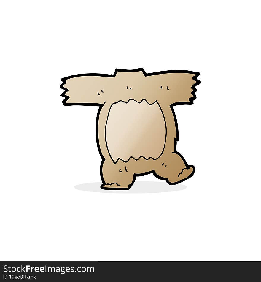 Cartoon Teddy Bear Body