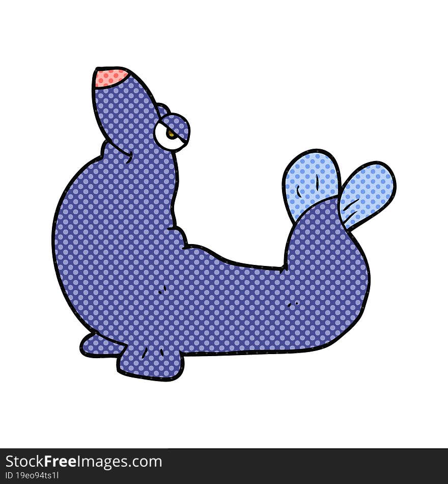 Cartoon Proud Seal