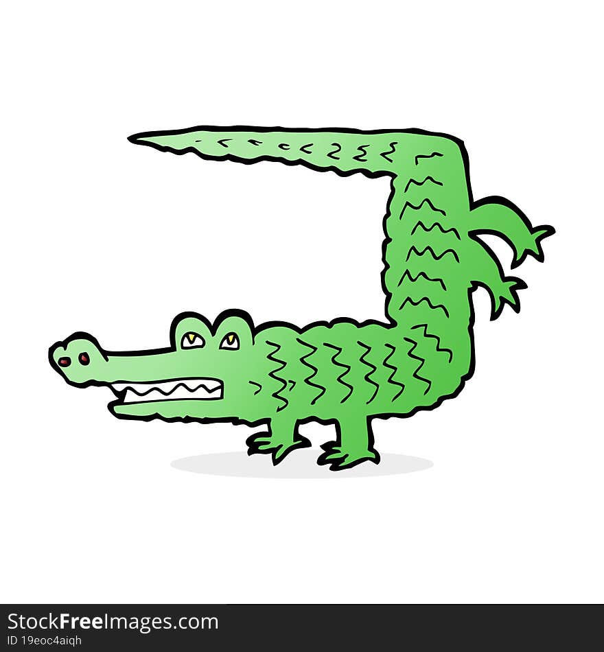 cartoon crocodile