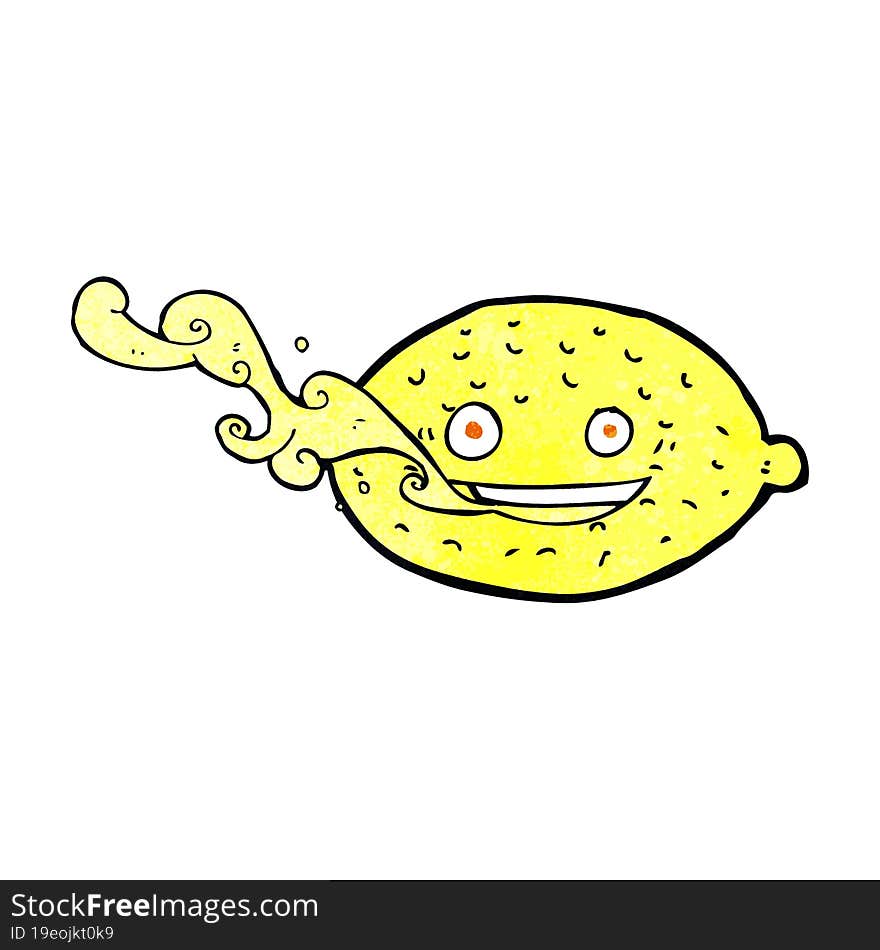 cartoon lemon