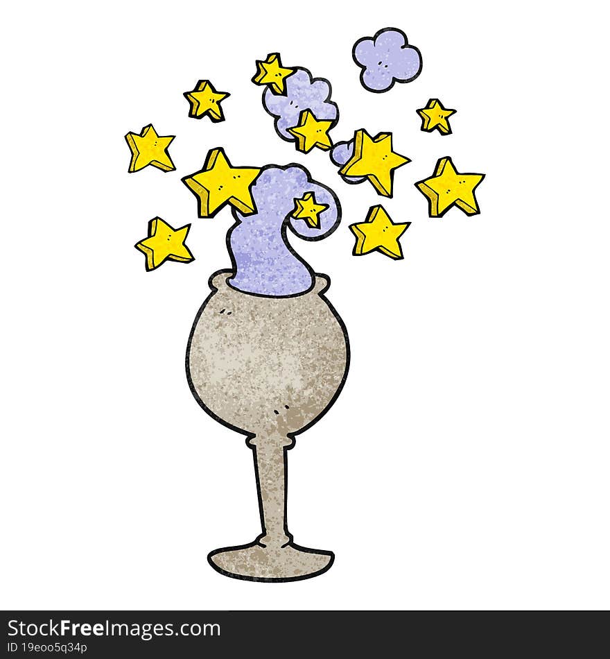 texture cartoon magic goblet