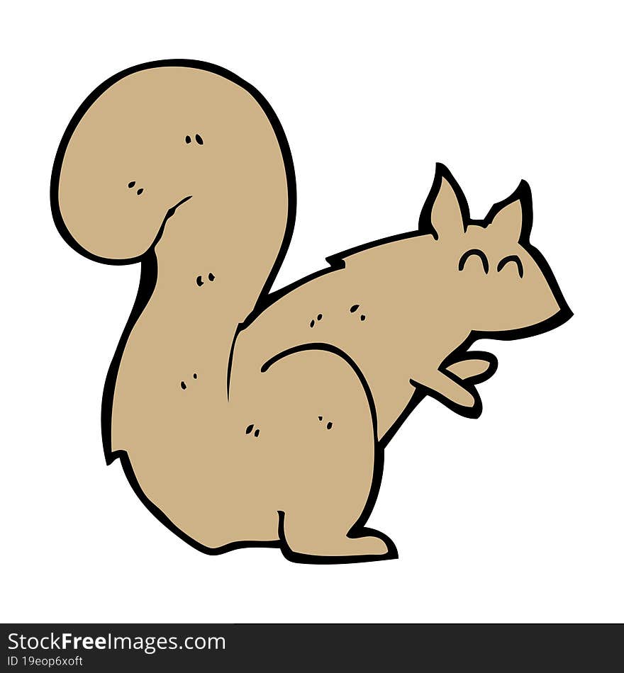 Cartoon Squirrel