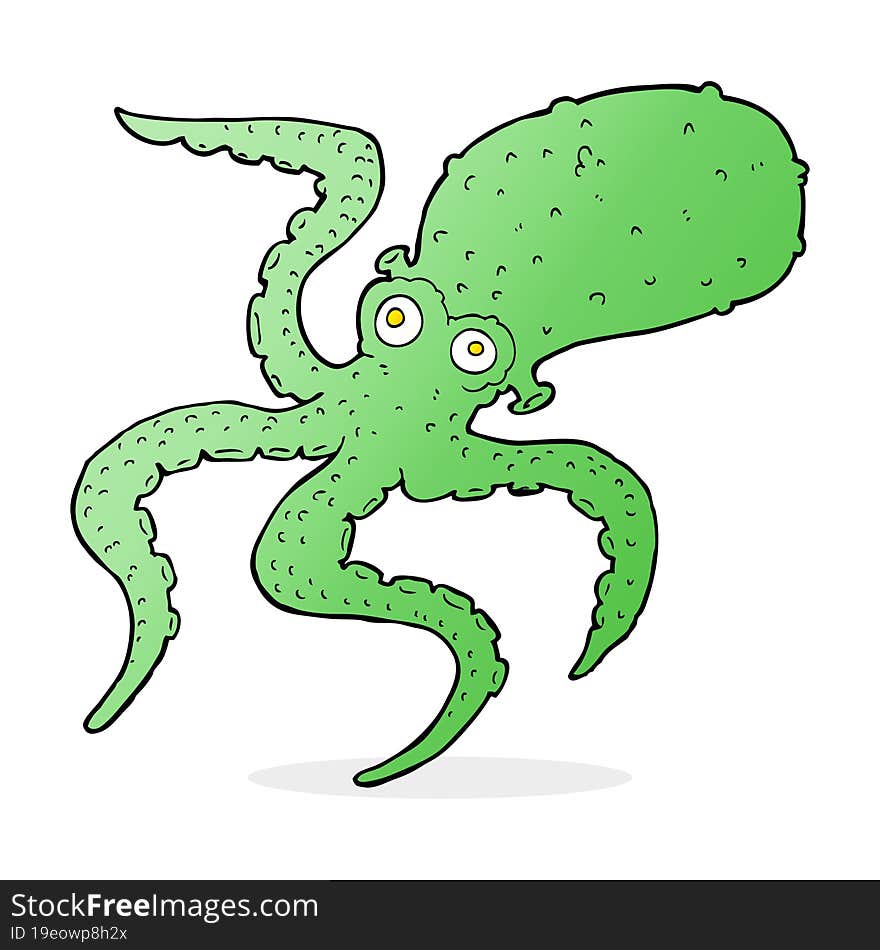 cartoon octopus