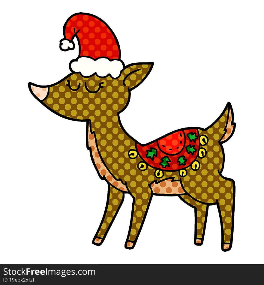 cartoon reindeer. cartoon reindeer