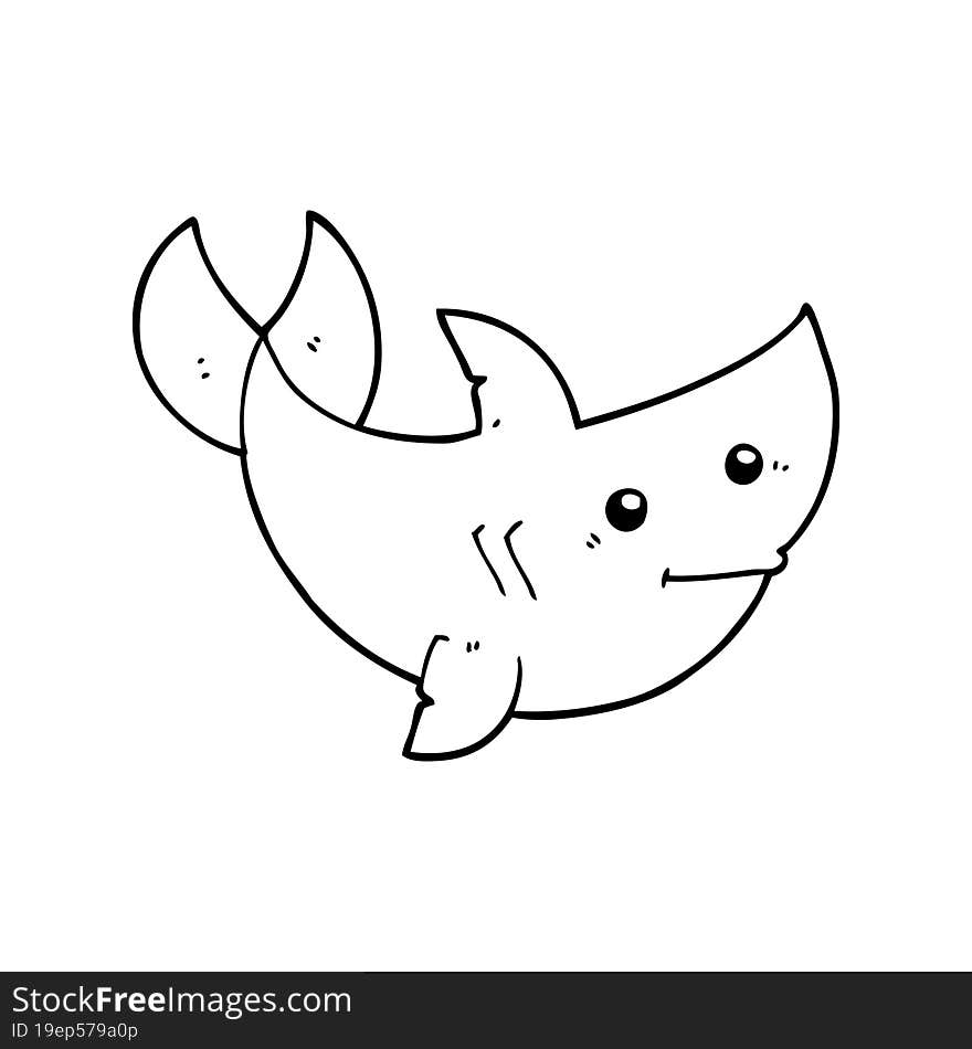 cartoon shark